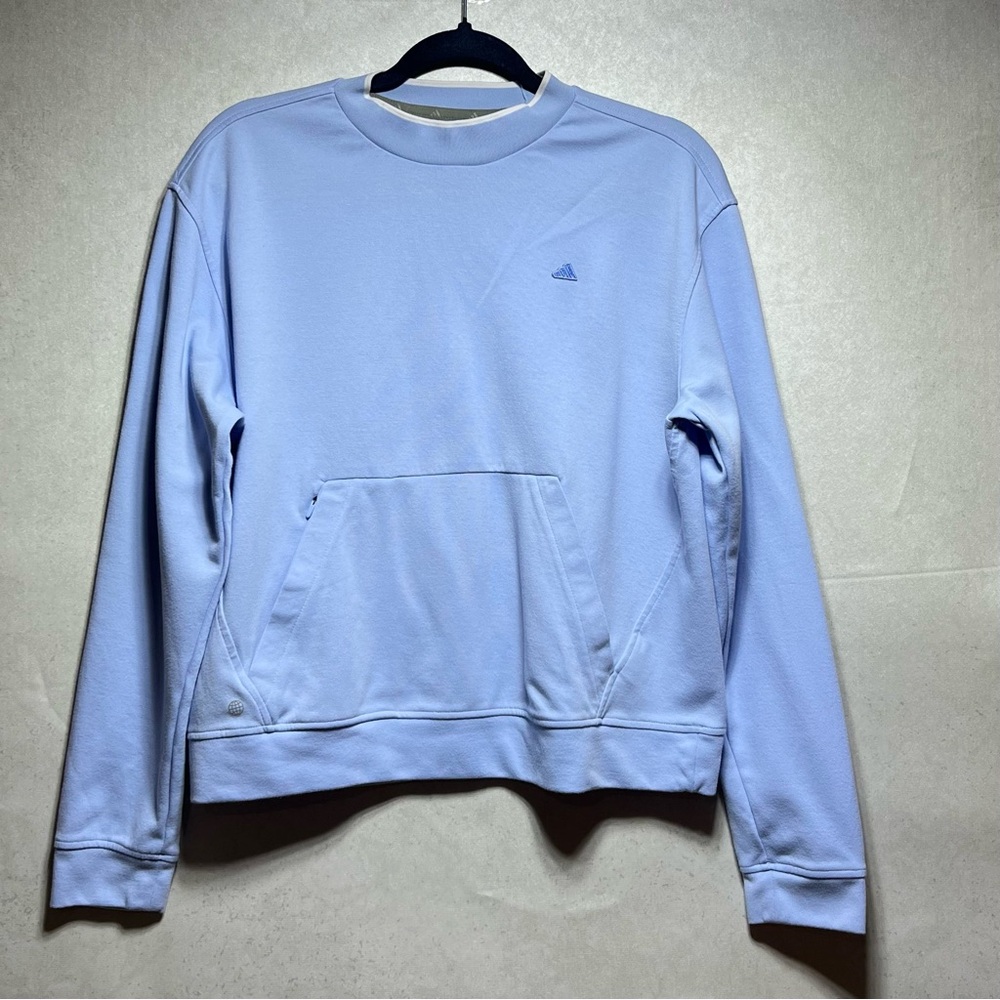 Adidas Golf Blue Sweatshirt, Size Medium - Picture 2 of 14